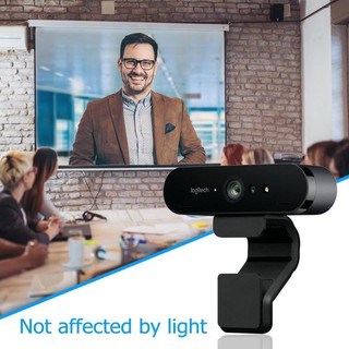 Webcam Học trực tuyến, Live Stream Học Online Logitech C1000e BRIO 4K Ultra HD - Tặng kèm Chân đế để bàn chân bạch tuộc