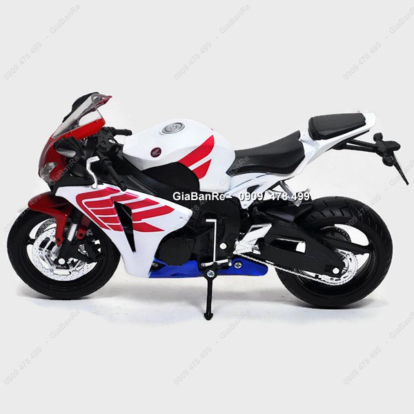 Xe Mô Hình Moto Honda CBR 1000RR Red Wings Tỉ Lệ 1:12  - Joycity - 8669.2