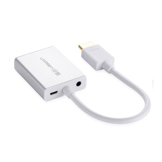 CÁP CHUYỂN ĐỔI HDMI TO VGA + Audio UGREEN 40233 Màu Đen(MM102)