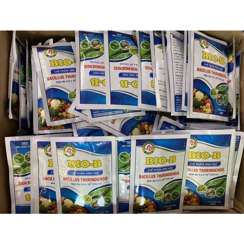 Chế phẩm sinh học diệt các loại côn trùng gây hại Bio-B, gói 30gr