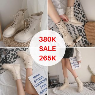 [ FLASH SALE ] GIÀY BOOT BUỘC DÂY CỔ CAO - HÀNG QUẢNG CHÂU LOẠI 1 CHUẨN FORM