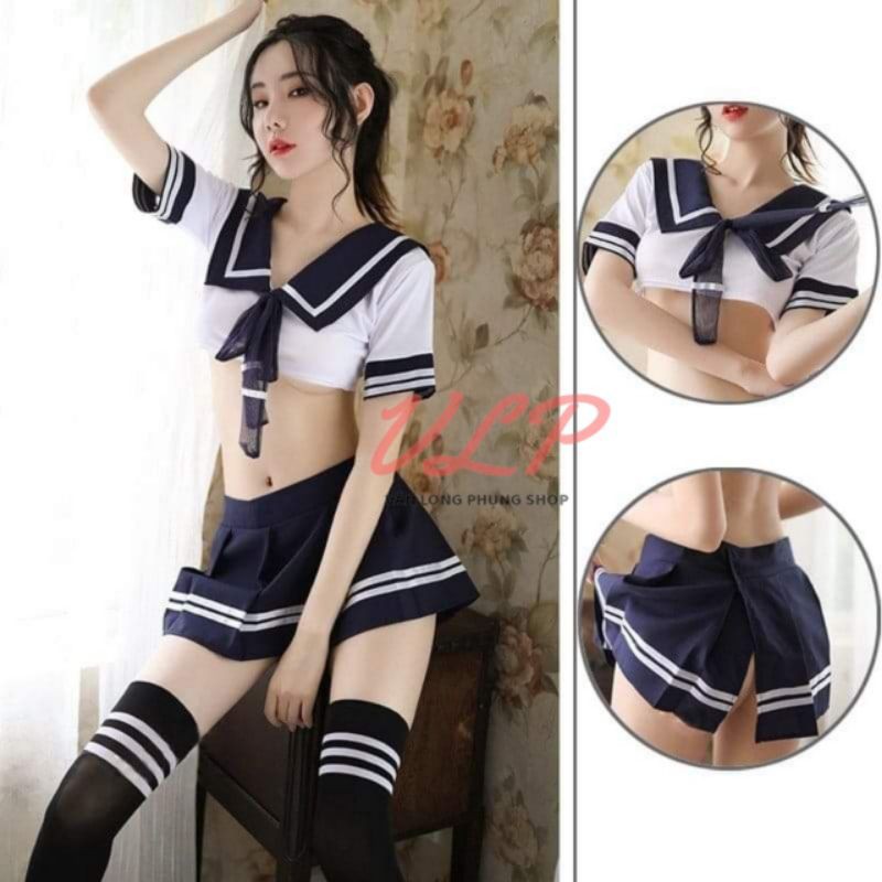 [BIGSIZE 100KG_FREESIZE Có tất]_DN25_Set bộ cosplay nữ sinh trung học | BigBuy360 - bigbuy360.vn