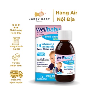 Vitamin Wellbaby cho bé từ 6 tháng tới 5 tuổi 150ml