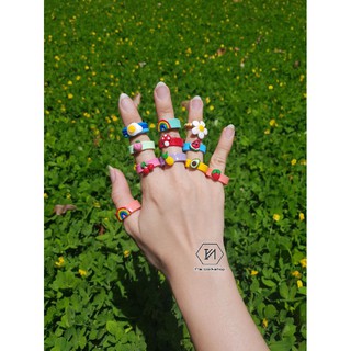 Order NHẪN ĐẤT SÉT Y2K FRUIT CLAY RINGS