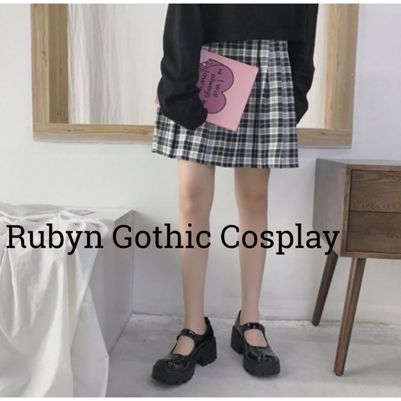 [CÓ SẴN] 🍁 Giày Lolita Oxford đế cao cosplay học sinh Nhật Bản ( BÓNG VÀ NHÁM ) | BigBuy360 - bigbuy360.vn