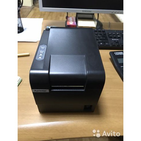 Máy in mã vạch, tem nhiệt trà chanh trà sữa khổ 1 tem giá rẻ Xprinter XP-235B | BigBuy360 - bigbuy360.vn