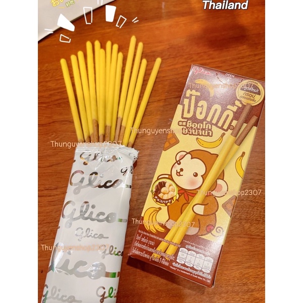 01 HỘP POCKY CHUỐI ĂN VẶT THÁI LAN