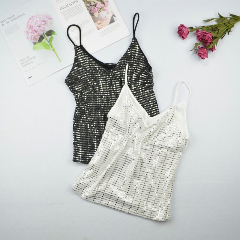 Áo Nữ Không Tay Cổ Chữ V Thời Trang Quyến Rũ | BigBuy360 - bigbuy360.vn