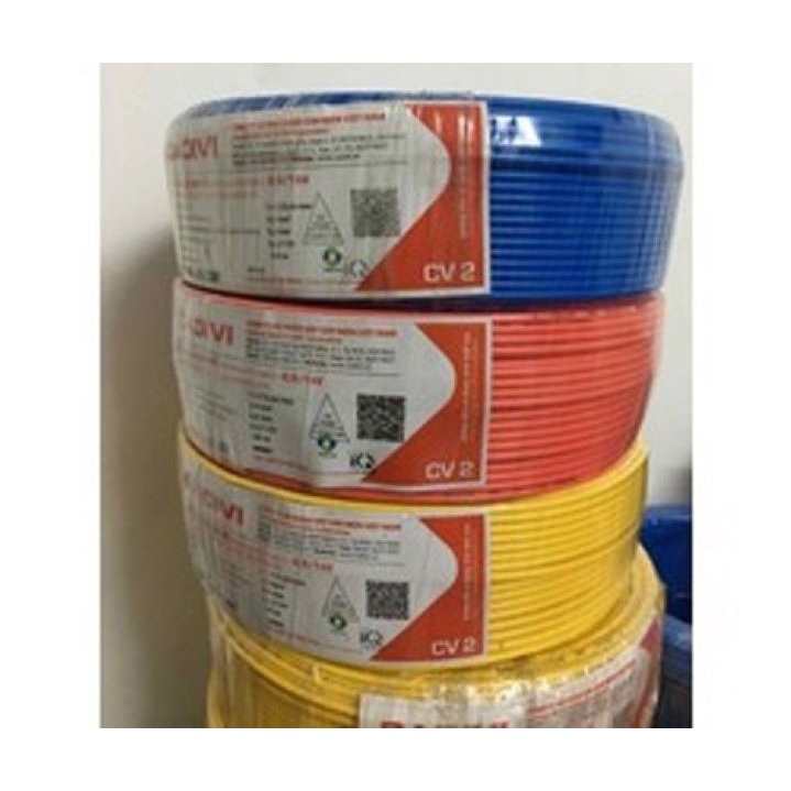 Cadivi Dây điện cadivi 2.0 đơn cv2 - cuộn 100 mét