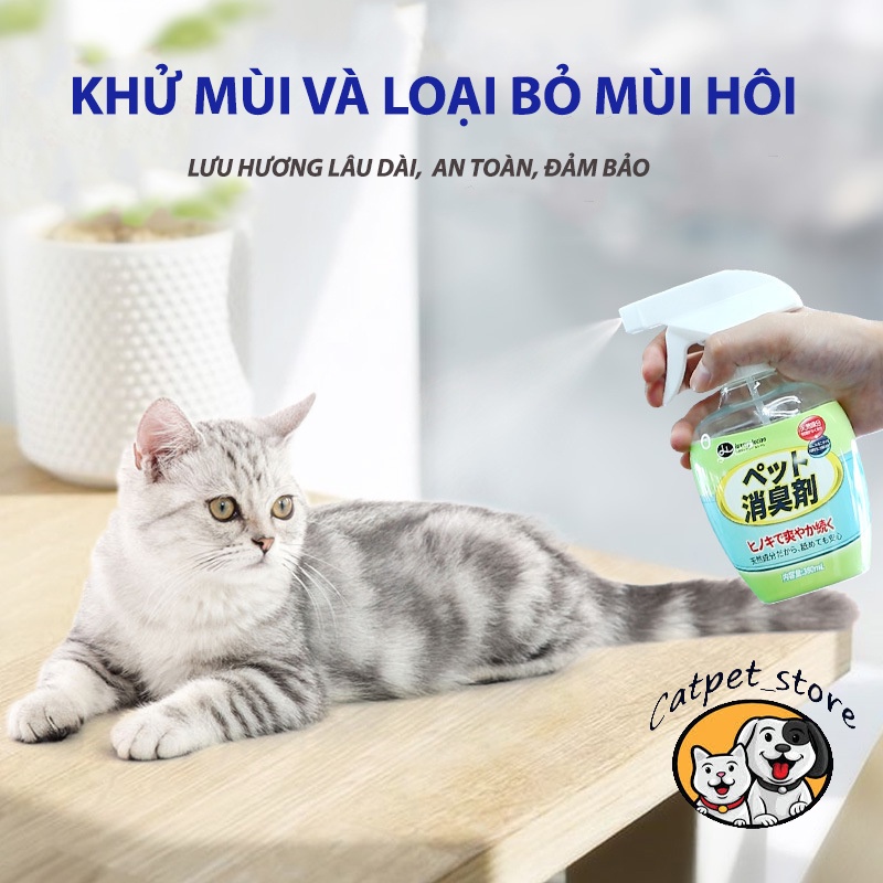 Xịt khử mùi hôi chó mèo LUXURY LUCIAN, xịt khử mùi thú cưng, hàng cao cấp, lưu hương lâu