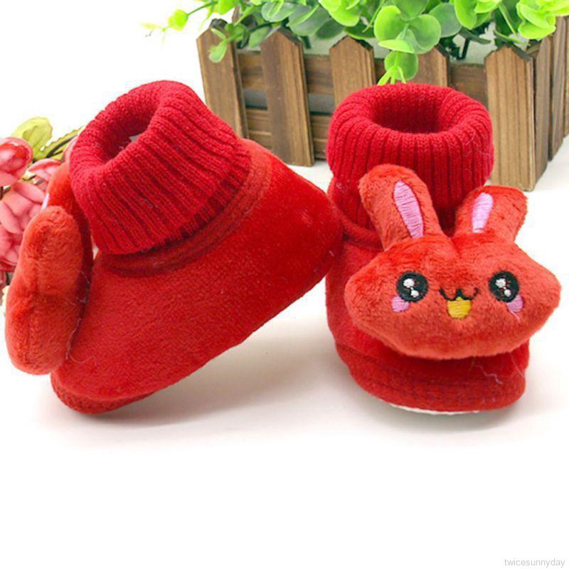Giày tất cotton mềm mại kiểu dáng dễ thương cho bé