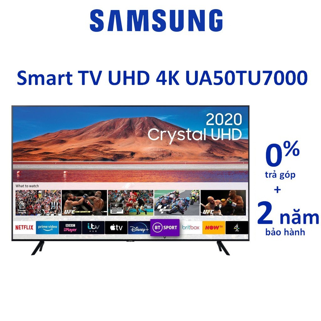 Tivi Samsung Smart 4K 50TU7000 50 inch UHD