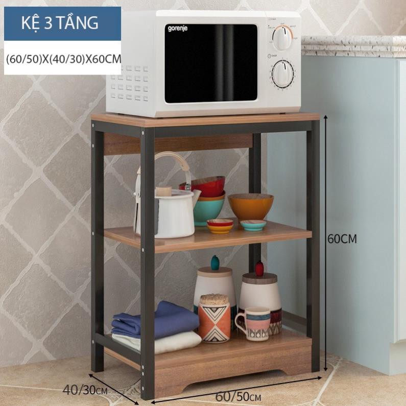 Freeship Kệ Để Lò Vi Sóng 2 3 4 tầng khung thép (Nội Thất Ngọc Thịnh Đồng Nai) | BigBuy360 - bigbuy360.vn