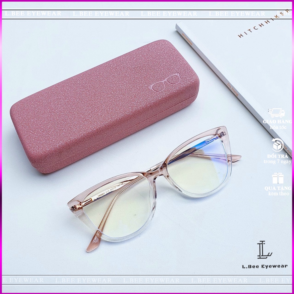 Hộp đựng kính cao cấp L.BEE EYEWEAR Hàn Quốc, kiểu dáng basic dùng để đựng gọng kính cận, kính mát