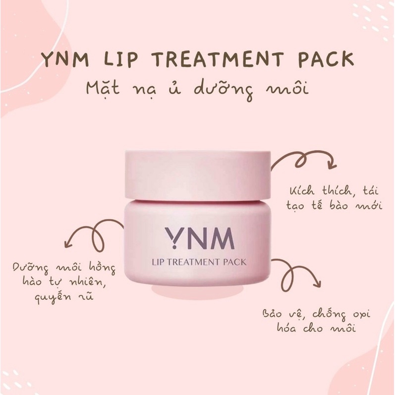 Mặt nạ ngủ môi YNM LIP TREATMENT PACK