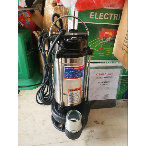 Máy bơm chìm 3HP OSAKA WQD15-18-2.2