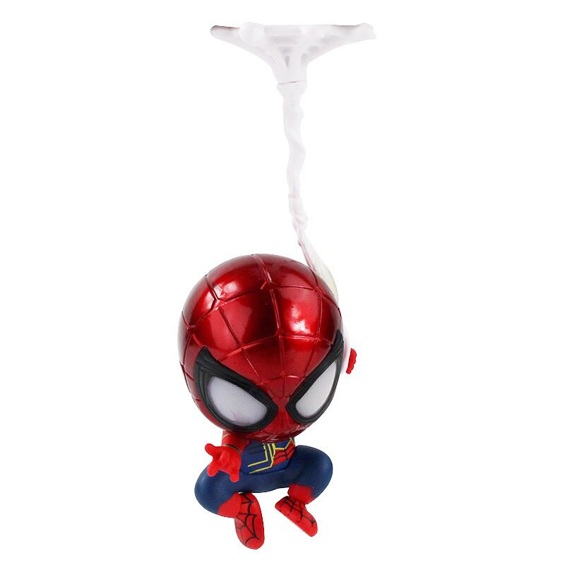 [SPIDER MAN] Bộ 5 mô hình người Nhện kiểu Chibi Cute - Infinity War AVENGER - Action Figure Spider - Man Peter