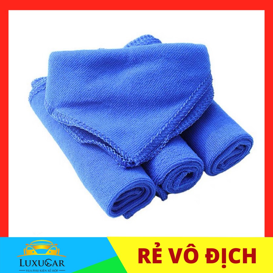 Khăn Lau Xe Chuyên Dụng Mềm Mịn Thấm Hút Nước Dành Cho Xe Hơi, Oto,Xe Máy-Loại Mỏng