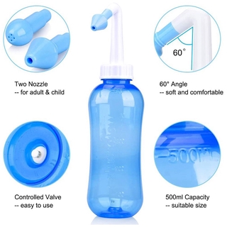 [Hàng mới về] Bình xịt vệ sinh mũi dung tích 500ml tiện dụng chất lượng cao
