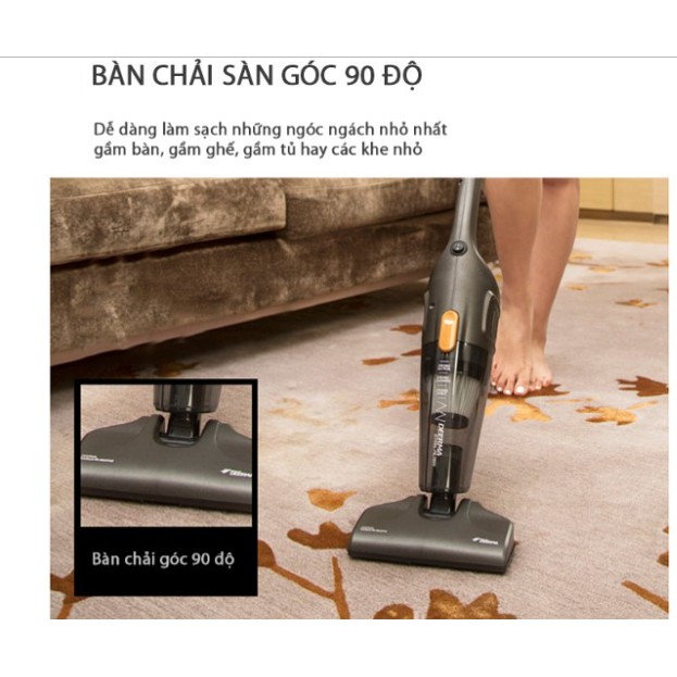 Máy hút bụi gia đình Xiaomi Deerma DX115C (hút được cả chăn đệm, thảm sàn, mạng nhện....) | BigBuy360 - bigbuy360.vn