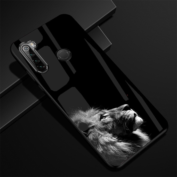 ỐP XIAOMI REDMI NOTE 8 LƯNG KÍNH CƯỜNG LỰC CAO CẤP