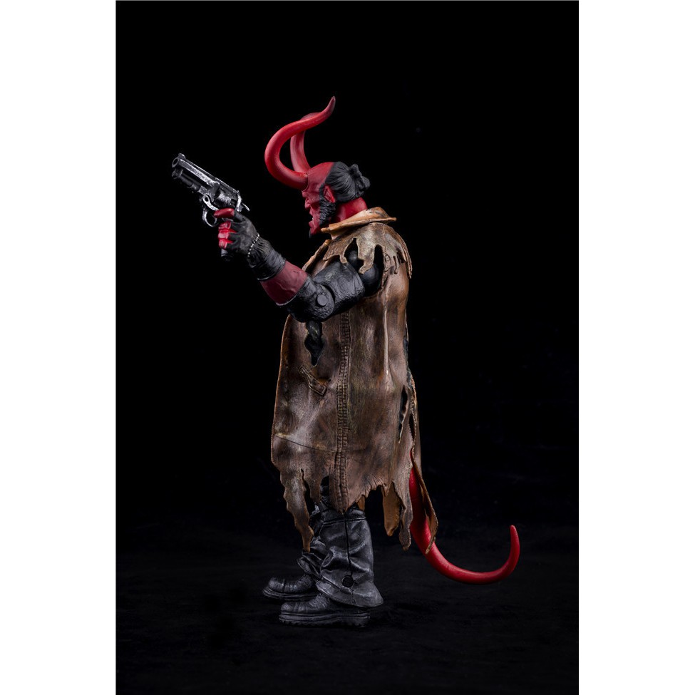 Mô hình Hell boy quỷ đỏ Mezco 7 inch cử động khớp