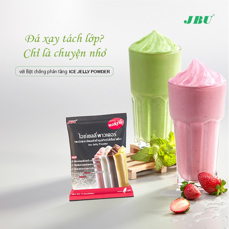 Bột frappe bột nền chống tách nước cho sinh tố đá xay Ice Jelly Powder