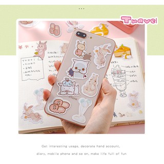 Set 45 hình dán sticker decal trang trí