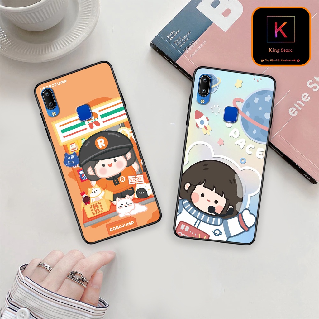 Ốp lưng Vivo Y91 - Vivo Y95 - Ốp in hình Ngân hà &amp; RoroJump siêu đẹp