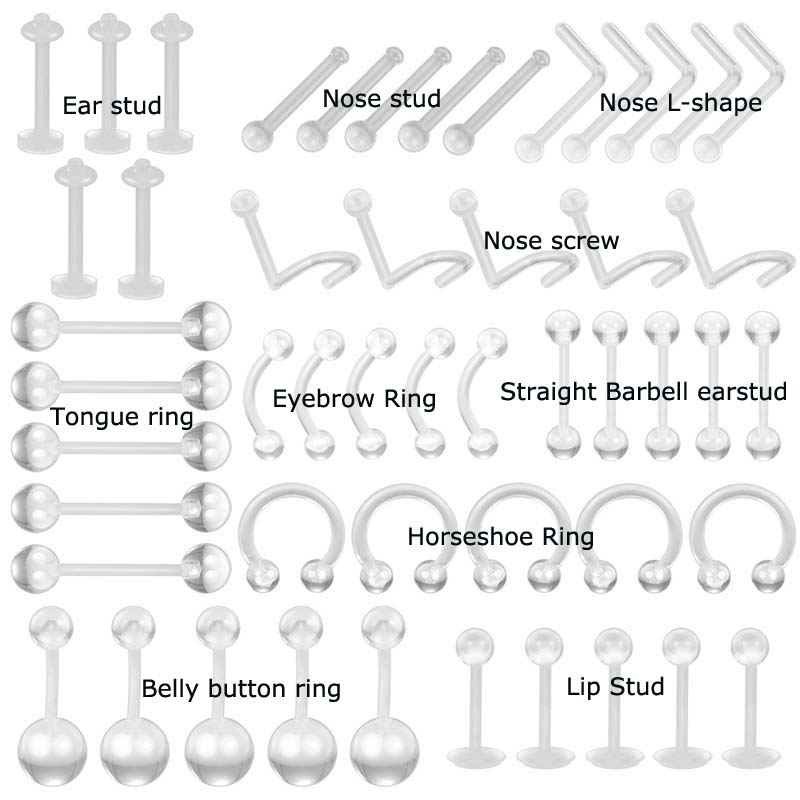 Set 5 khuyên xỏ cơ thể thời trang