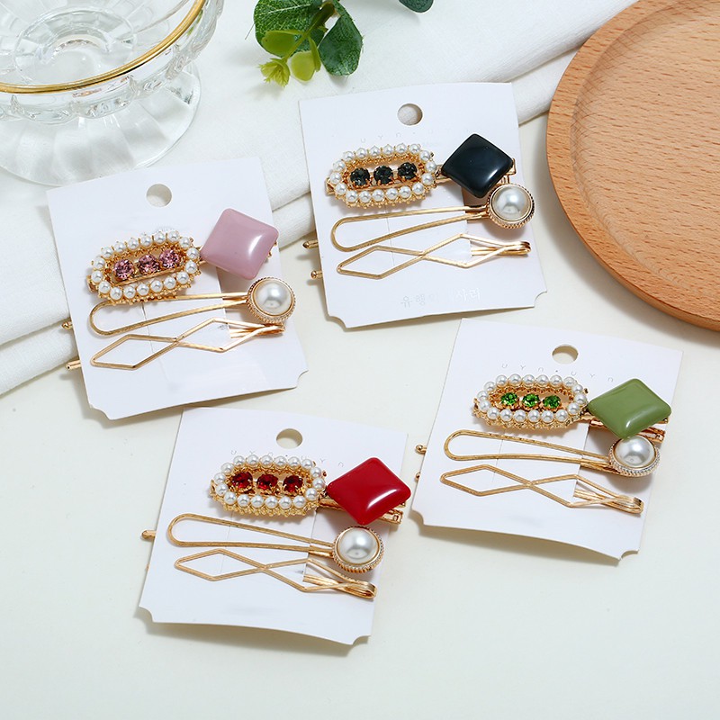 Kẹp tóc đính ngọc trai lãng mạn