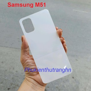 Miếng dán PPF 4 lớp mặt sau trong suốt ánh 7 màu siêu dính Samsung M51 có khả năng chống trầy xước cực tốt