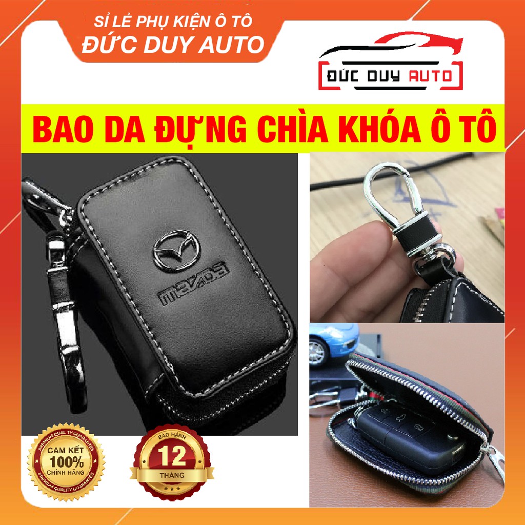 [FREESHIP❤]  Bao da đựng chìa khóa ô tô