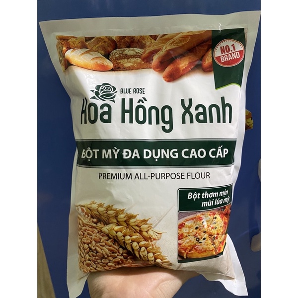 1kg Bột mì Bông Hồng Xanh cao cấp làm các loại bánh (có bán sỉ)