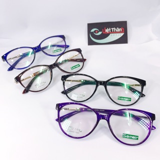 Gọng kính cận dáng mắt bầu đính đá đẹp mắt