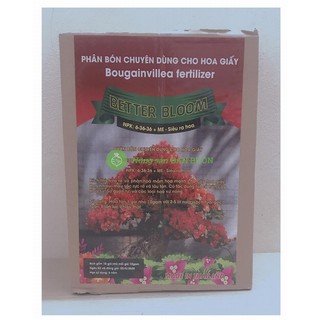 150 gói x 10g/gói = 1500g Phân Bón Chuyên Dùng Cho Hoa Giấy Bougainvillea - Better Bloom, NPK: 6-36-36 +ME - Siêu Ra Hoa