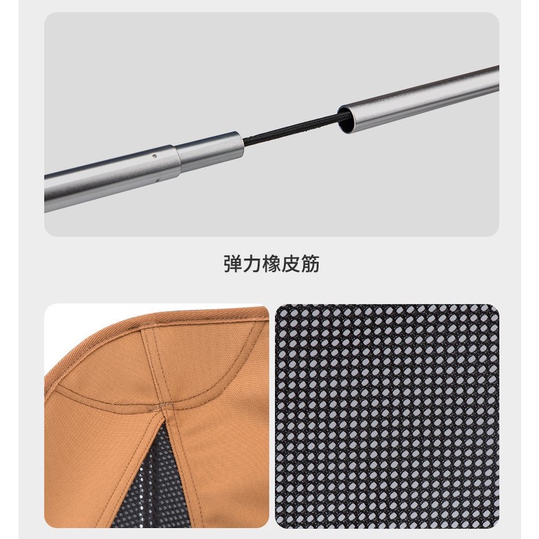 Ghế dã ngoại gấp gọn có tựa đầu cao YL10 NatureHike NH20JJ036