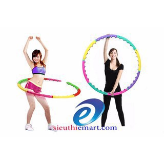 Vòng lắc eo massage giảm mỡ bụng Hula Hoop hàn quốc