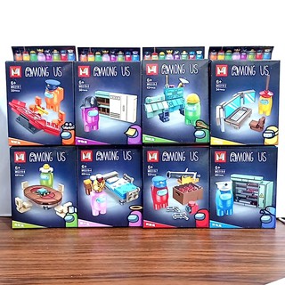 Mô hình đồ chơi Lego nhân vật Among Us 8 brick Impostory