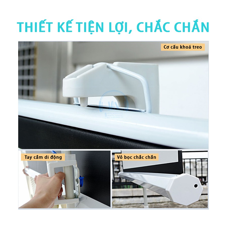 [Loại xịn bảo hành 12 tháng ] MÀN CHIẾU CHÂN ĐỨNG 100INCH - Tương phản cao - Màn dẻo dai, chắc chắn