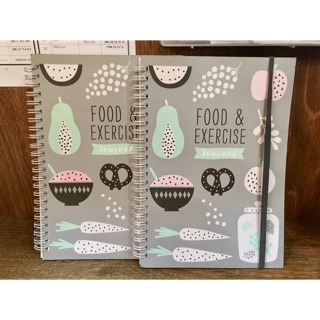 Sổ Tay Ghi Chép Kế Hoạch Luyện Tập và Ăn Uống - Food & Exercise Notebook