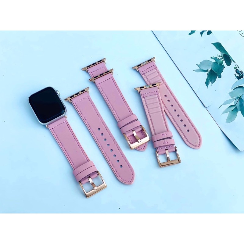 dây da phối cao su cực kỳ xinh xắn dành cho applewatch