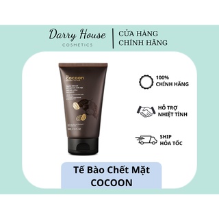 Cà phê đắk lắk làm sạch da chết mặt cocoon 150ml