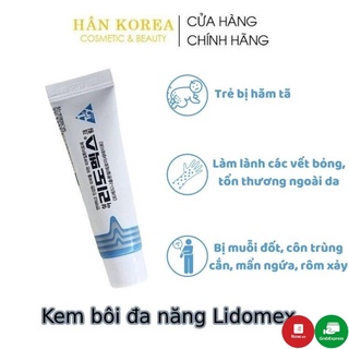 Kem bôi LIDOMEX giảm hăm, giảm ngứa, giảm mụn nhọt 15g HÂN KOREA