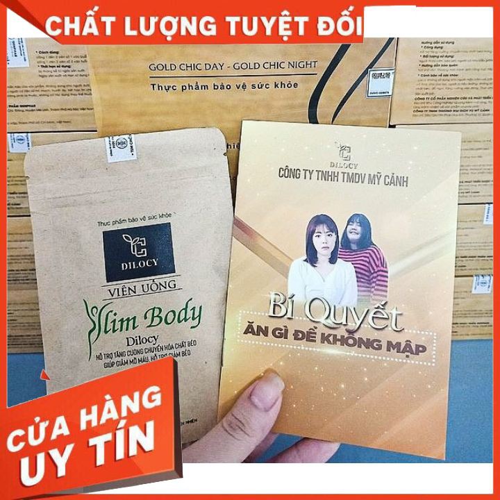 Combo 3 Viên khử mỡ Dilocy Slim Body giúp hủy mỡ, đốt mỡ thừa, hỗ trợ giảm béo bụng, giảm cân nhanh