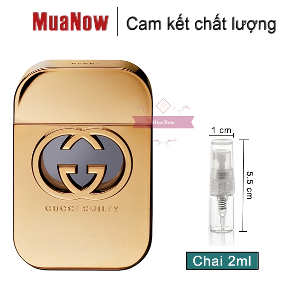 Nước hoa Gucci Guilty EDT (Hoa tử đinh hương, Hạt tiêu hồng, Quả đào) | Thế Giới Skin Care
