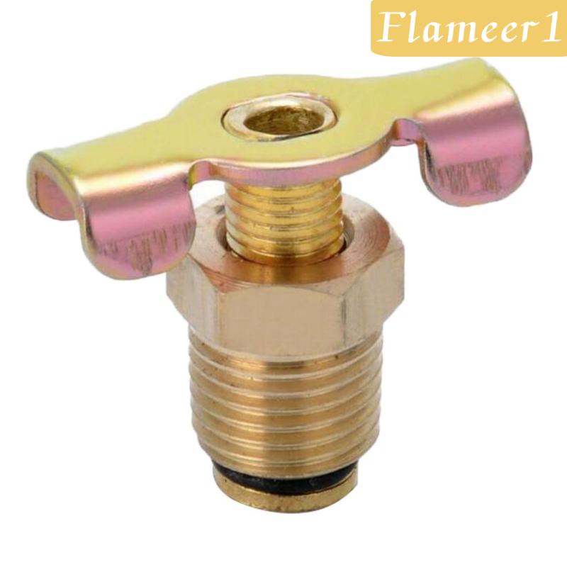 Van Nén Khí Bằng Đồng Thau Màu Vàng Cỡ 1 / 4 '' NPT