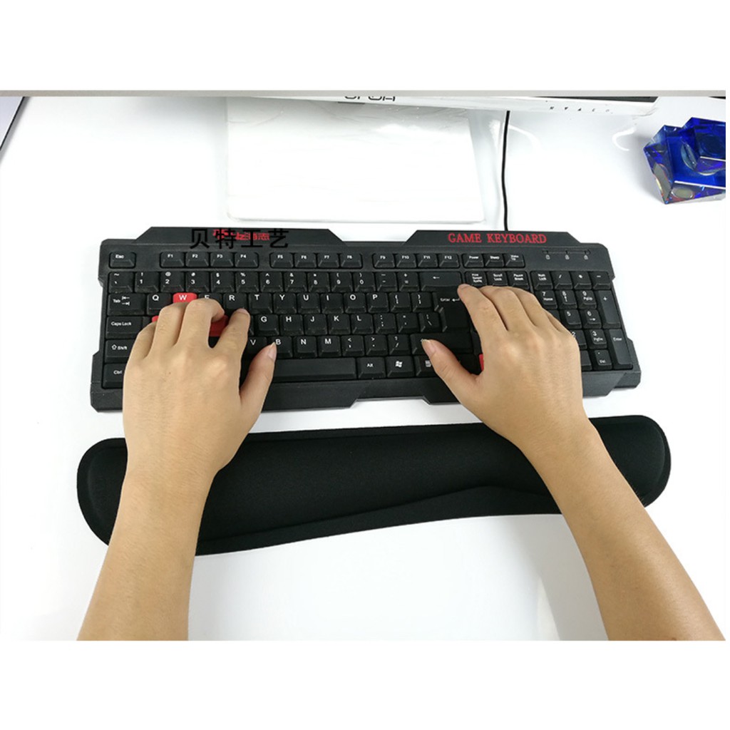 Bộ Kê cổ tay bàn phím và chuột cao su non - ShopToro - AsiaMart
