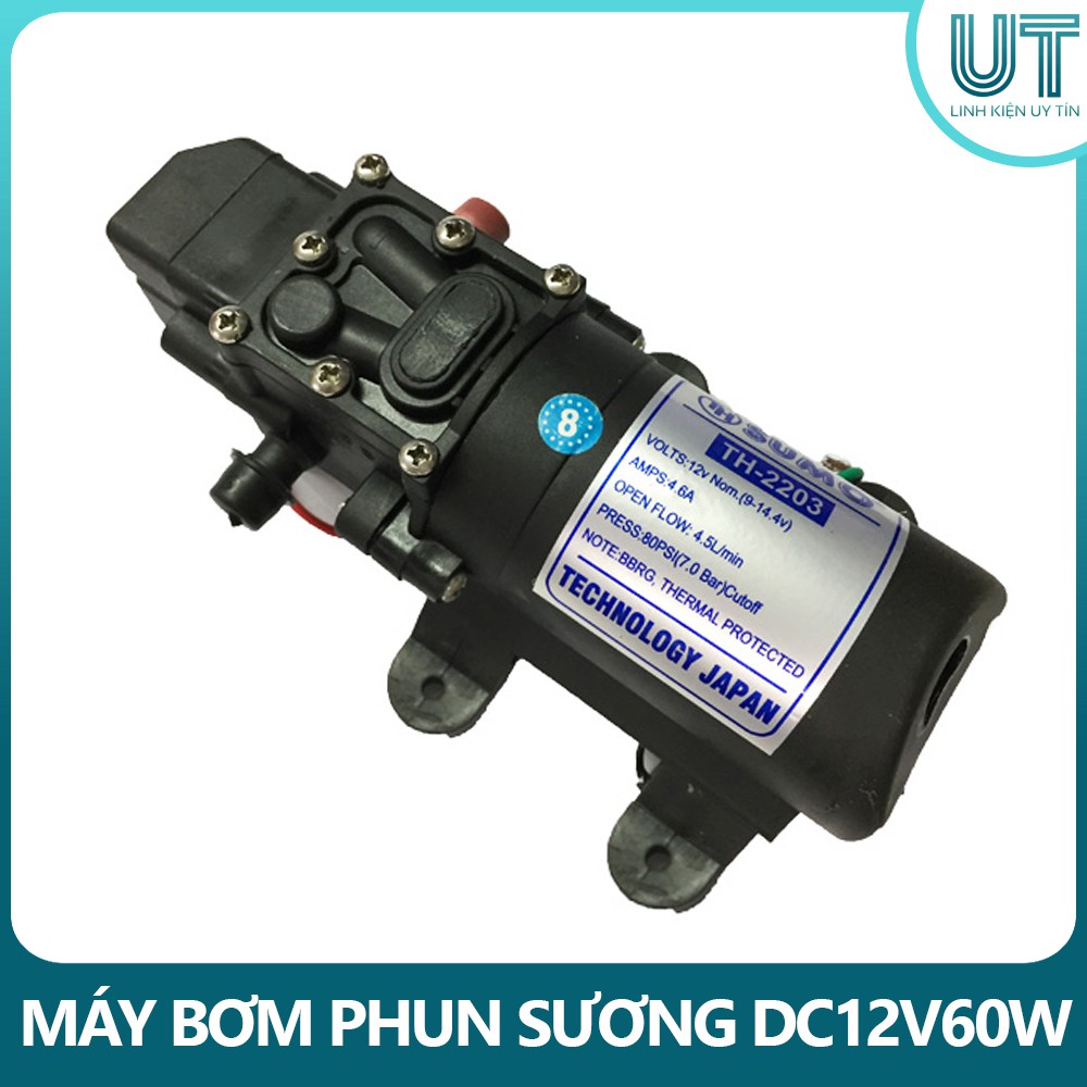 Máy bơm phun sương 12V 60W 4,5L - Hàng chính hãng