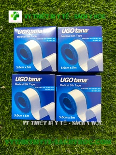 Băng dính cuộn vải lụa y tế UGOTANA  (nhiều kích thước)